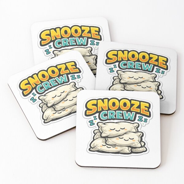 Item preview, Snooze Crew Cute Sleeping Pillows designed and sold by EastEndTownie.