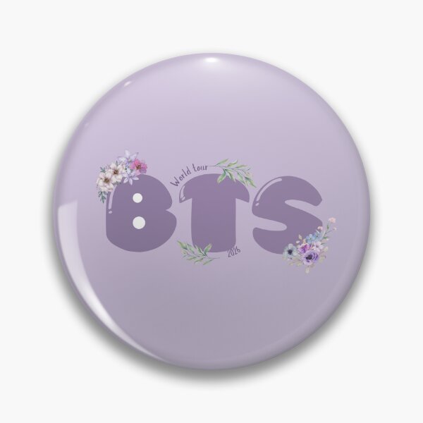 Item preview,  Kpop BTS World tour 2026 purple flowers designed and sold by M4ch4Moch1Design.