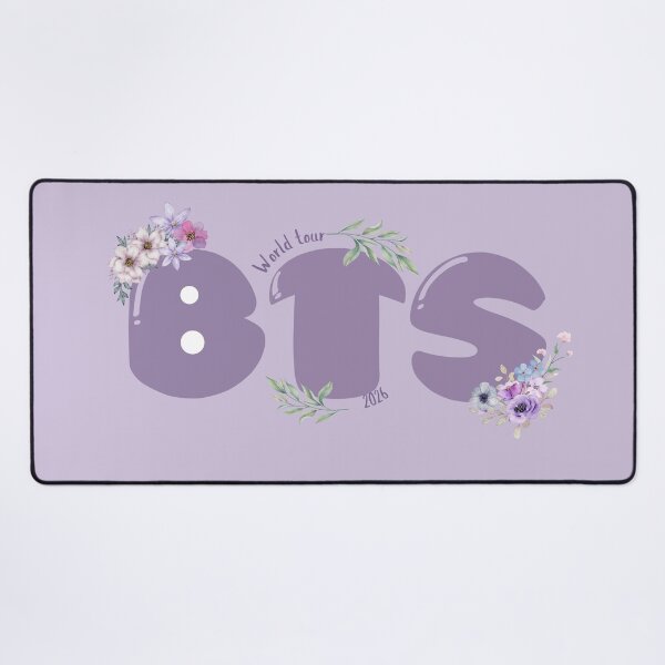Item preview, Kpop BTS World tour 2026 purple flowers designed and sold by M4ch4Moch1Design.