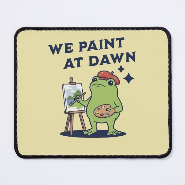 Item preview, We Paint At Dawn Frog Artist Painter designed and sold by d247.