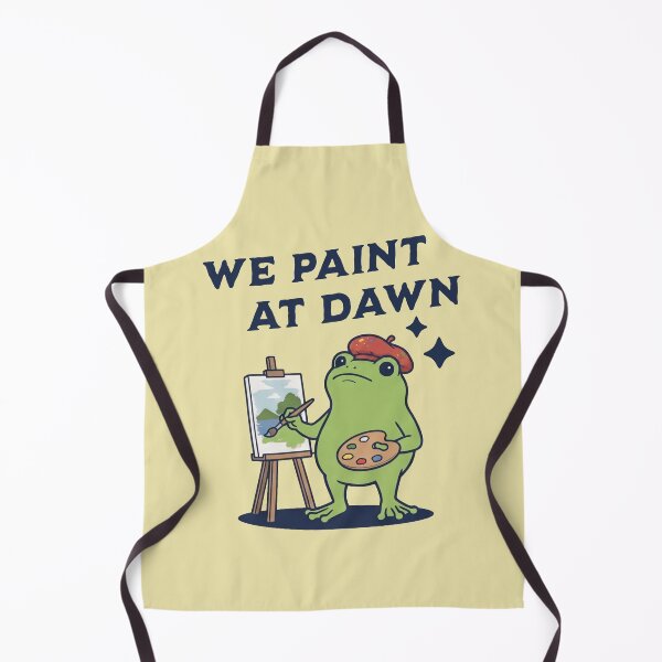 Item preview, We Paint At Dawn Frog Artist Painter designed and sold by d247.
