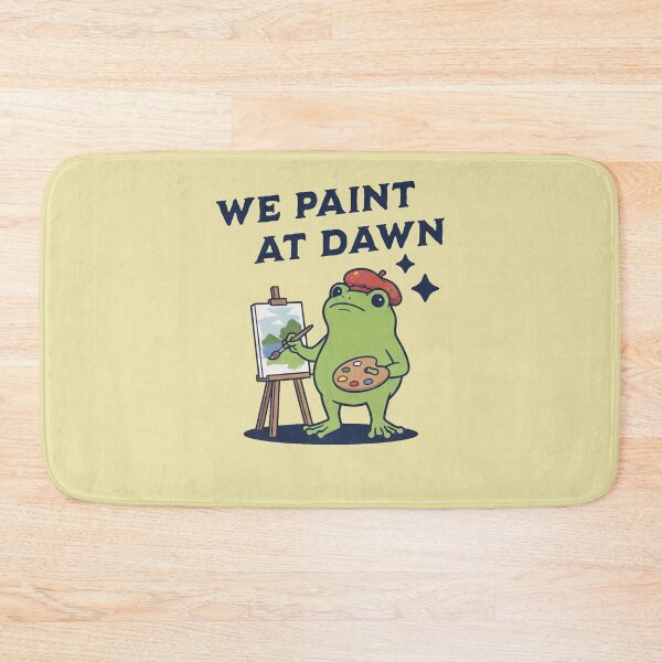 Item preview, We Paint At Dawn Frog Artist Painter designed and sold by d247.