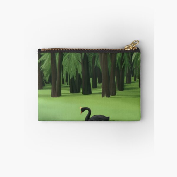 Item preview, Black Swan In Green Lake And Forest designed and sold by zmp-art.