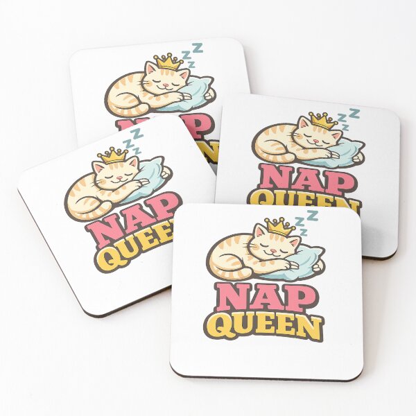Item preview, Nap Queen Cute Sleeping Cat designed and sold by EastEndTownie.