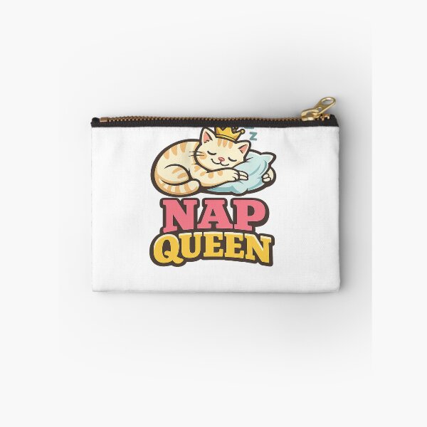 Item preview, Nap Queen Cute Sleeping Cat designed and sold by EastEndTownie.
