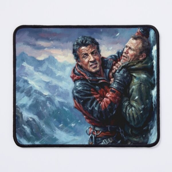 Item preview, Cliffhanger Retro Survival Action Thriller Adventure Tribute Art Poster designed and sold by Art's Diner.