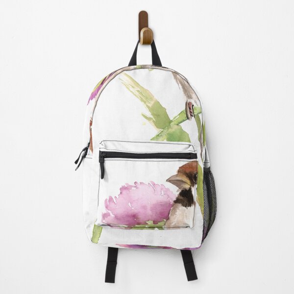 Item preview, Sparrow and Purple Flower designed and sold by surenart.