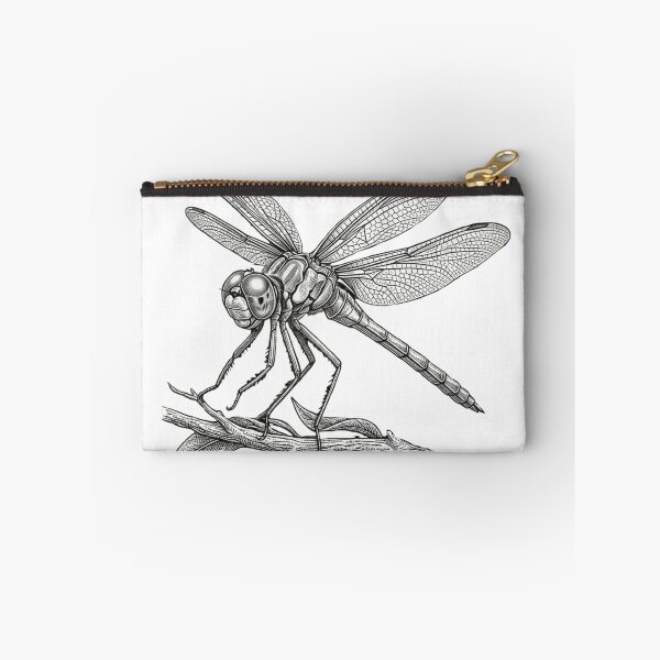 Item preview, Dragonfly - Realistic Minimalistic Black and White designed and sold by Minimalisticaly.
