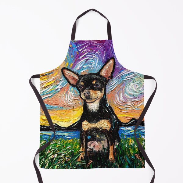 Item preview, Black and Tan Short Hair Chihuahua Night designed and sold by AjaTrier.