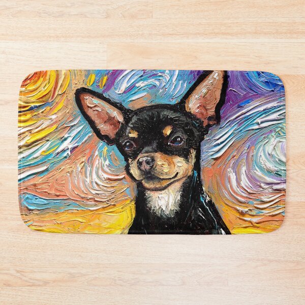 Item preview, Black and Tan Short Hair Chihuahua Night designed and sold by AjaTrier.