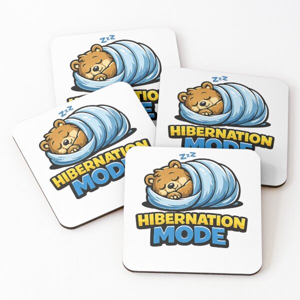 Item preview, Hibernation Mode Cute Sleeping Bear designed and sold by EastEndTownie.