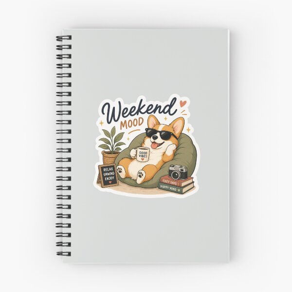 Item preview, Corgi Weekend Vibes designed and sold by NeoSakura.