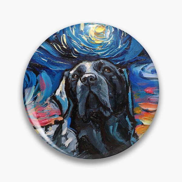 Item preview, Black Labrador Night 3 designed and sold by AjaTrier.