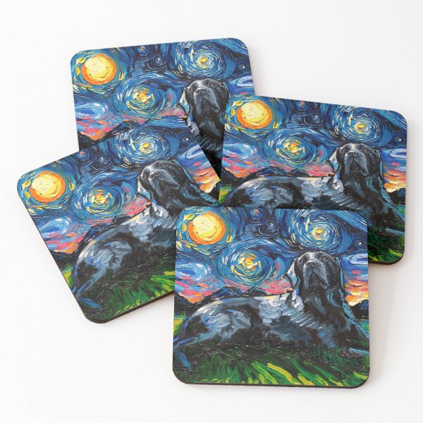 Item preview, Black Labrador Night 3 designed and sold by AjaTrier.