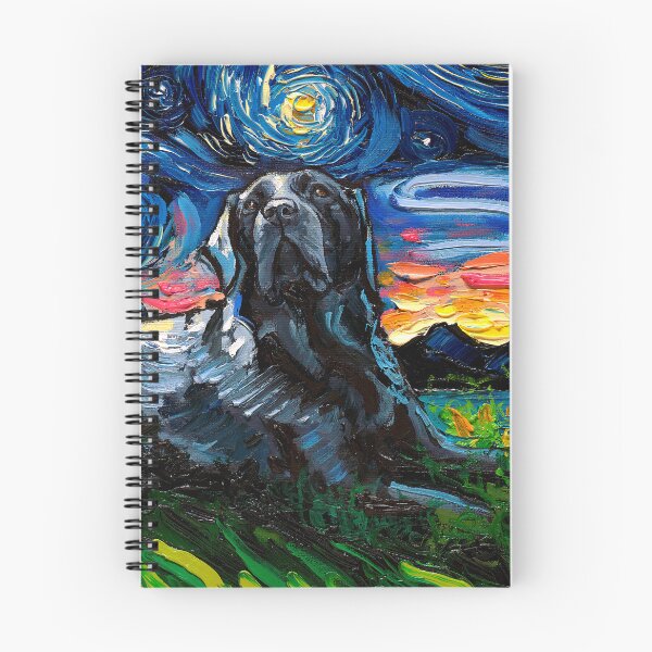Item preview, Black Labrador Night 3 designed and sold by AjaTrier.