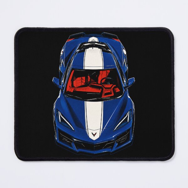 Item preview, 2026 Corvette Grand Sport – Blue C8 Top View Sports Car Art designed and sold by Stinky Lincy's Apparel Company.
