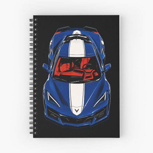 Item preview, 2026 Corvette Grand Sport – Blue C8 Top View Sports Car Art designed and sold by Stinky Lincy's Apparel Company.