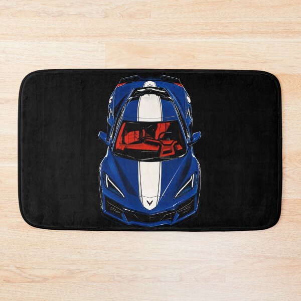 Item preview, 2026 Corvette Grand Sport – Blue C8 Top View Sports Car Art designed and sold by Stinky Lincy's Apparel Company.