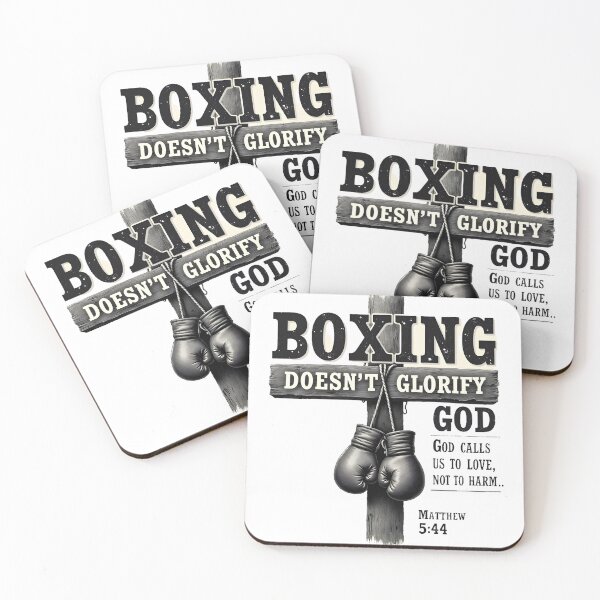 Item preview, Boxing Doesn't Glorify God | Christian Statement  designed and sold by HeavenHues.