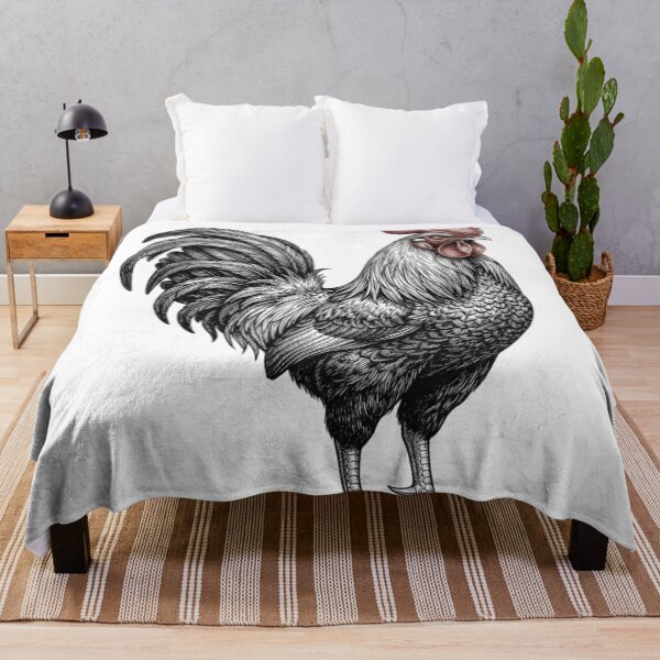 Item preview, Rooster - Realistic Minimalistic Black and white designed and sold by Minimalisticaly.