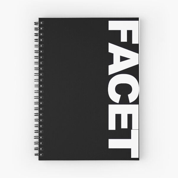 Item preview, FACET — White Minimal Bold Type Statement designed and sold by WORDPAUSE.