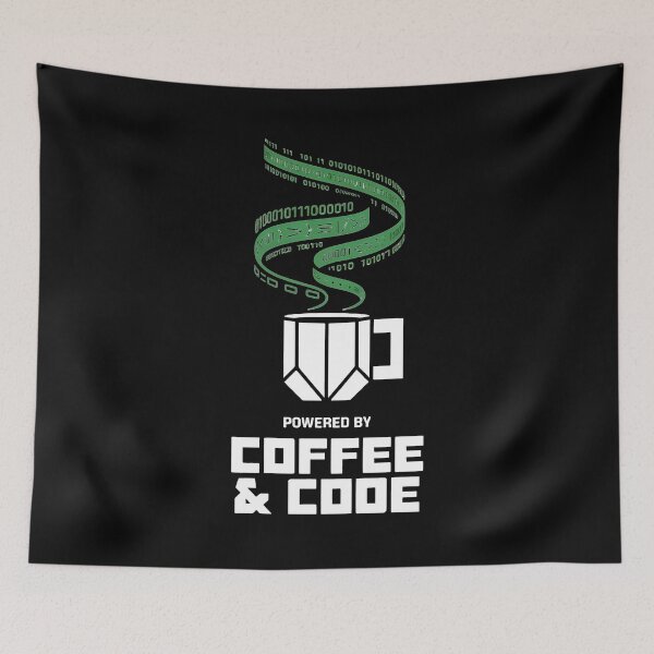 Item preview, Programmer Tech Powered By Coffee And Code designed and sold by Dazzle-Sizzle.