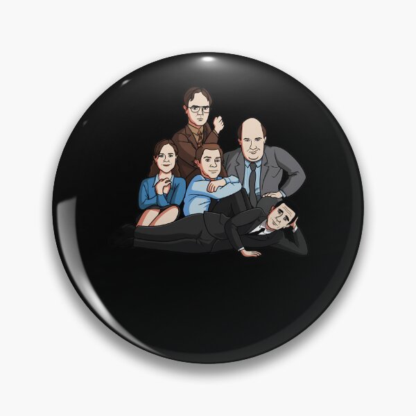 Item preview, Cartoon of The Office Cast Posing Together on the Floor designed and sold by Jo-to-help-you.