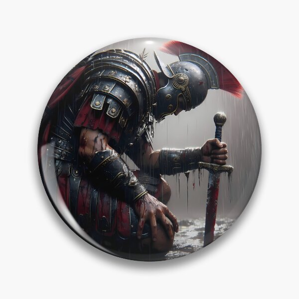 Item preview, Epic Spartan Warrior Rain Art designed and sold by GalleryBrisArt.