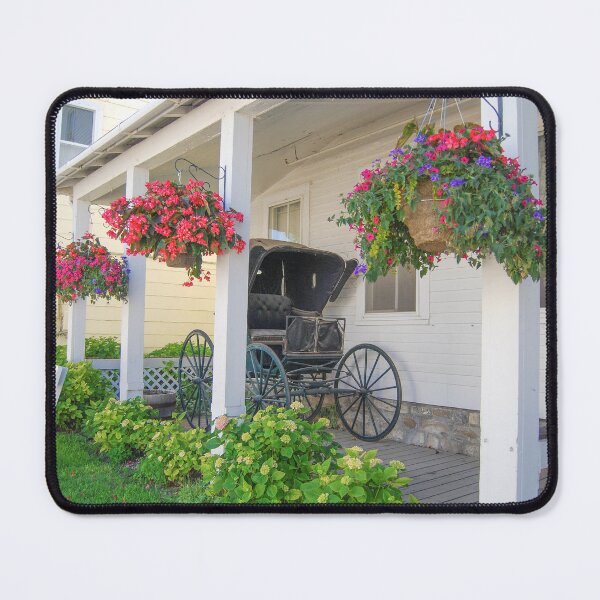Item preview, Vintage Buggy on Mackinac Island Porch designed and sold by Catherine Sherman.