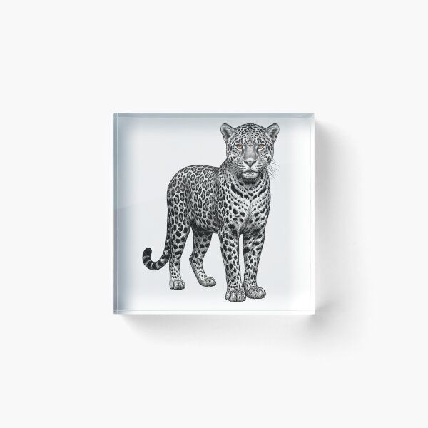 Item preview, Leopard - Realistic Minimalistic Black and White designed and sold by Minimalisticaly.