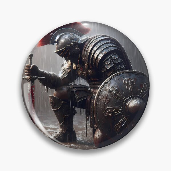 Item preview, Epic Spartan Warrior Rain Art designed and sold by GalleryBrisArt.