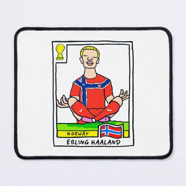 Item preview, Erling Haaland Meditation Zen Norway Football designed and sold by DarylPope.