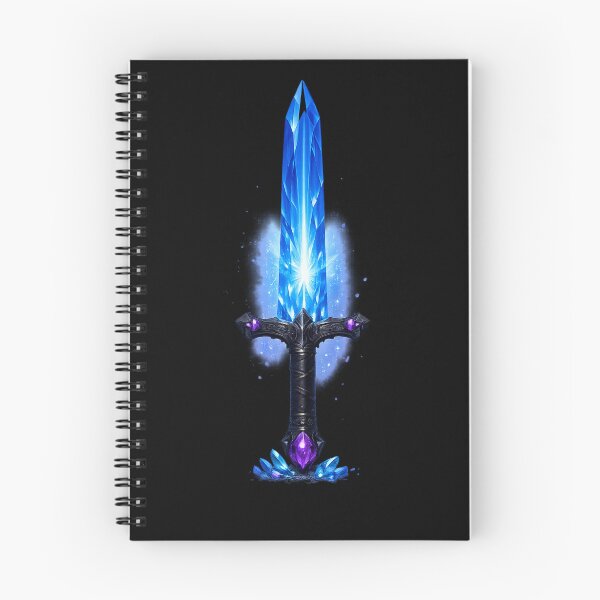 Item preview, Frostborne Blade Crystal Fantasy Sword Art Design designed and sold by ArtoryWorks.