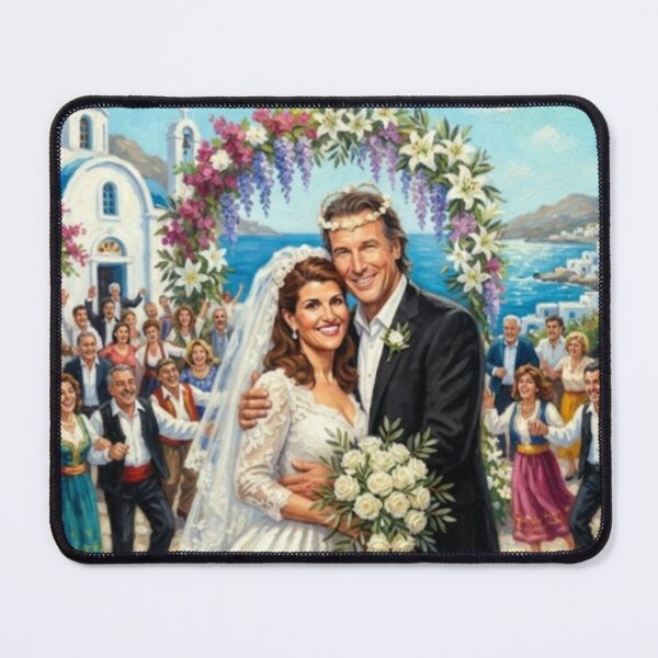 Item preview, My Big Fat Greek Wedding Retro Romance Comedy Drama Tribute Art Poster designed and sold by Art's Diner.