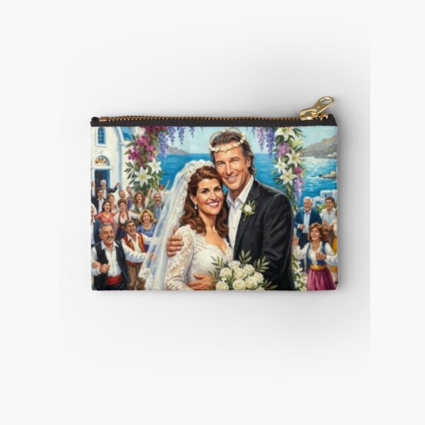 Item preview, My Big Fat Greek Wedding Retro Romance Comedy Drama Tribute Art Poster designed and sold by Art's Diner.