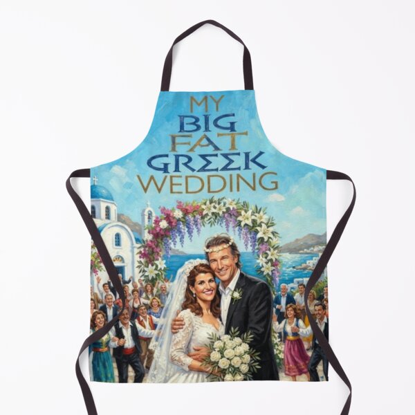 Item preview, My Big Fat Greek Wedding Retro Romance Comedy Drama Tribute Art Poster designed and sold by Art's Diner.