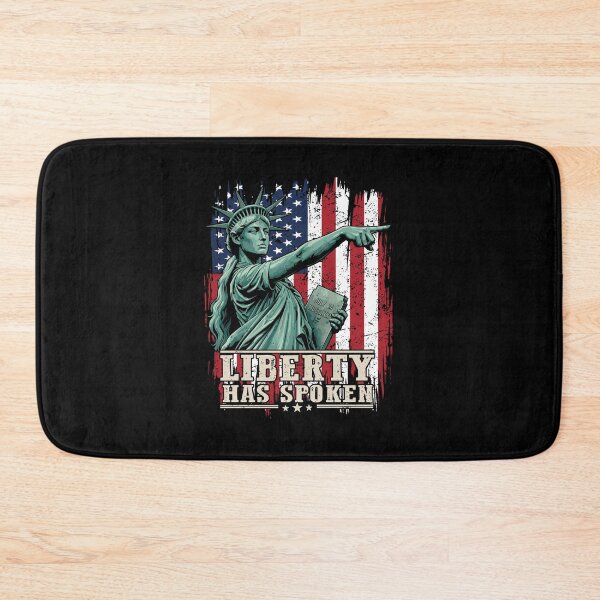 Item preview, Liberty Has Spoken Patriotic Statue of Liberty American Flag Vintage designed and sold by DarylPope.