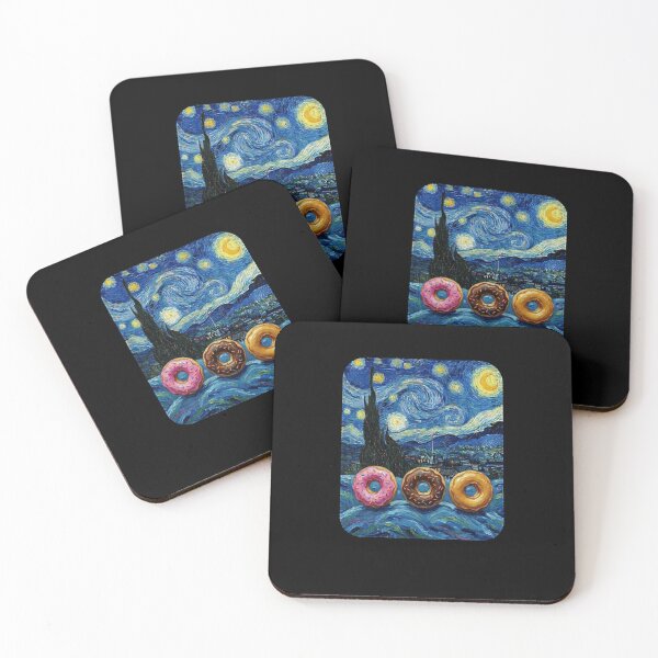 Item preview, Starry Night Donuts Impressionist Painting designed and sold by snowry.
