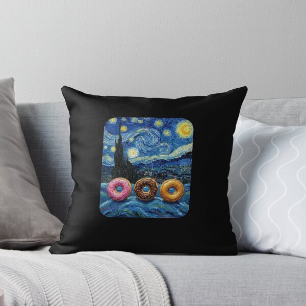 Item preview, Starry Night Donuts Impressionist Painting designed and sold by snowry.