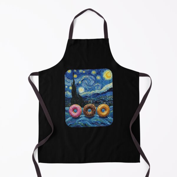 Item preview, Starry Night Donuts Impressionist Painting designed and sold by snowry.