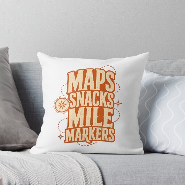 Item preview, Maps Snacks Mile Markers designed and sold by aihrgdesign.