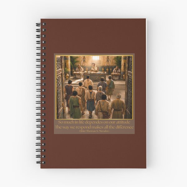 Item preview, So Much in Life Depends on Our Attitude | Joseph Reunites with His Brothers | President Thomas S. Monson designed and sold by Heather Walton.