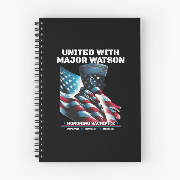 Item preview, United With Watson Honoring Sacrifice Impeach Convict Remove Patriotic designed and sold by DarylPope.