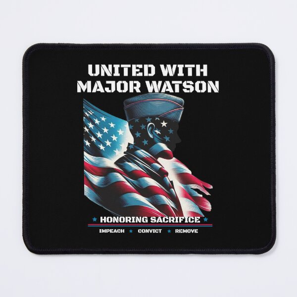 Item preview, United With Watson Honoring Sacrifice Impeach Convict Remove Patriotic designed and sold by DarylPope.