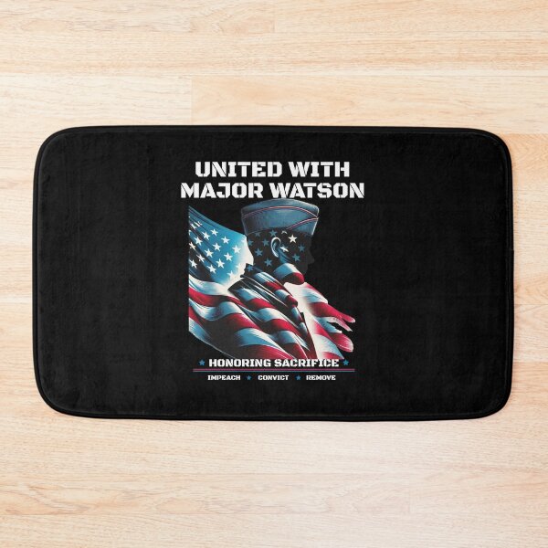 Item preview, United With Watson Honoring Sacrifice Impeach Convict Remove Patriotic designed and sold by DarylPope.