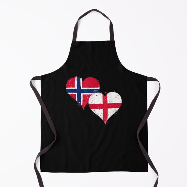 Item preview, Norway And England Flag Hearts Friendship Love designed and sold by DarylPope.