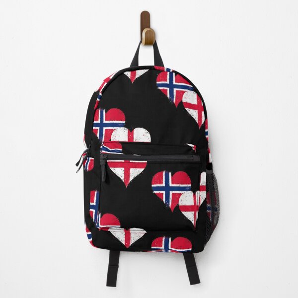 Item preview, Norway And England Flag Hearts Friendship Love designed and sold by DarylPope.