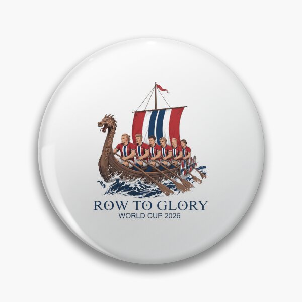 Item preview, Row To Glory Norway Soccer Viking Longship designed and sold by DarylPope.