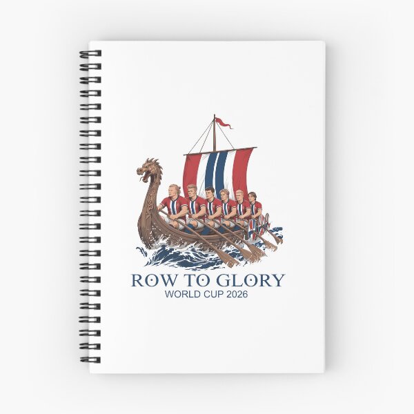 Item preview, Row To Glory Norway Soccer Viking Longship designed and sold by DarylPope.