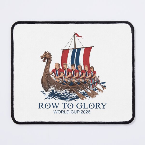 Item preview, Row To Glory Norway Soccer Viking Longship designed and sold by DarylPope.